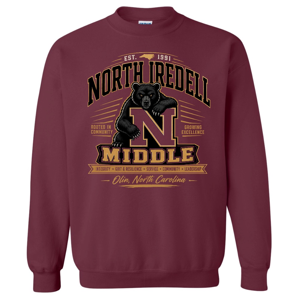 Bears Youth Crewneck Sweatshirt