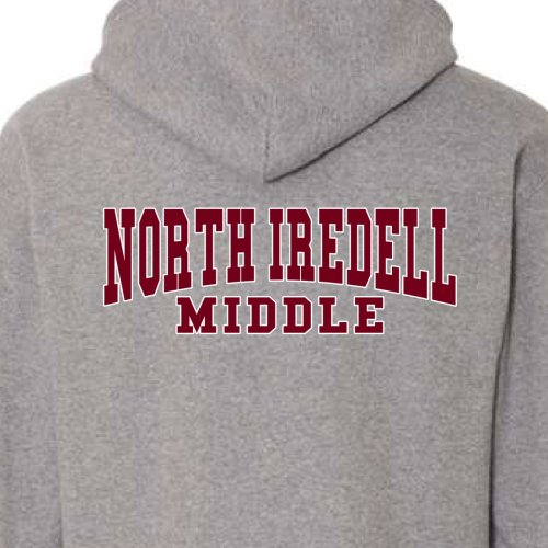 Spirit Full-Zip Hooded Sweatshirt - Adult SM