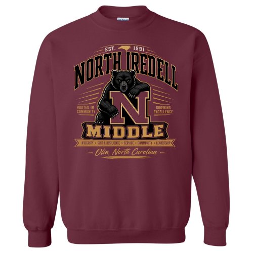 Bears Youth Crewneck Sweatshirt