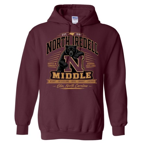 Bears Youth Pullover Hoodie